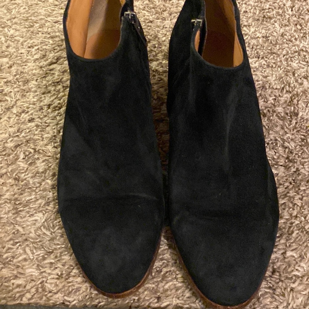 J crew suede booties